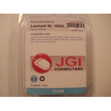 Lexmark 100xl Cyan JGI-brand